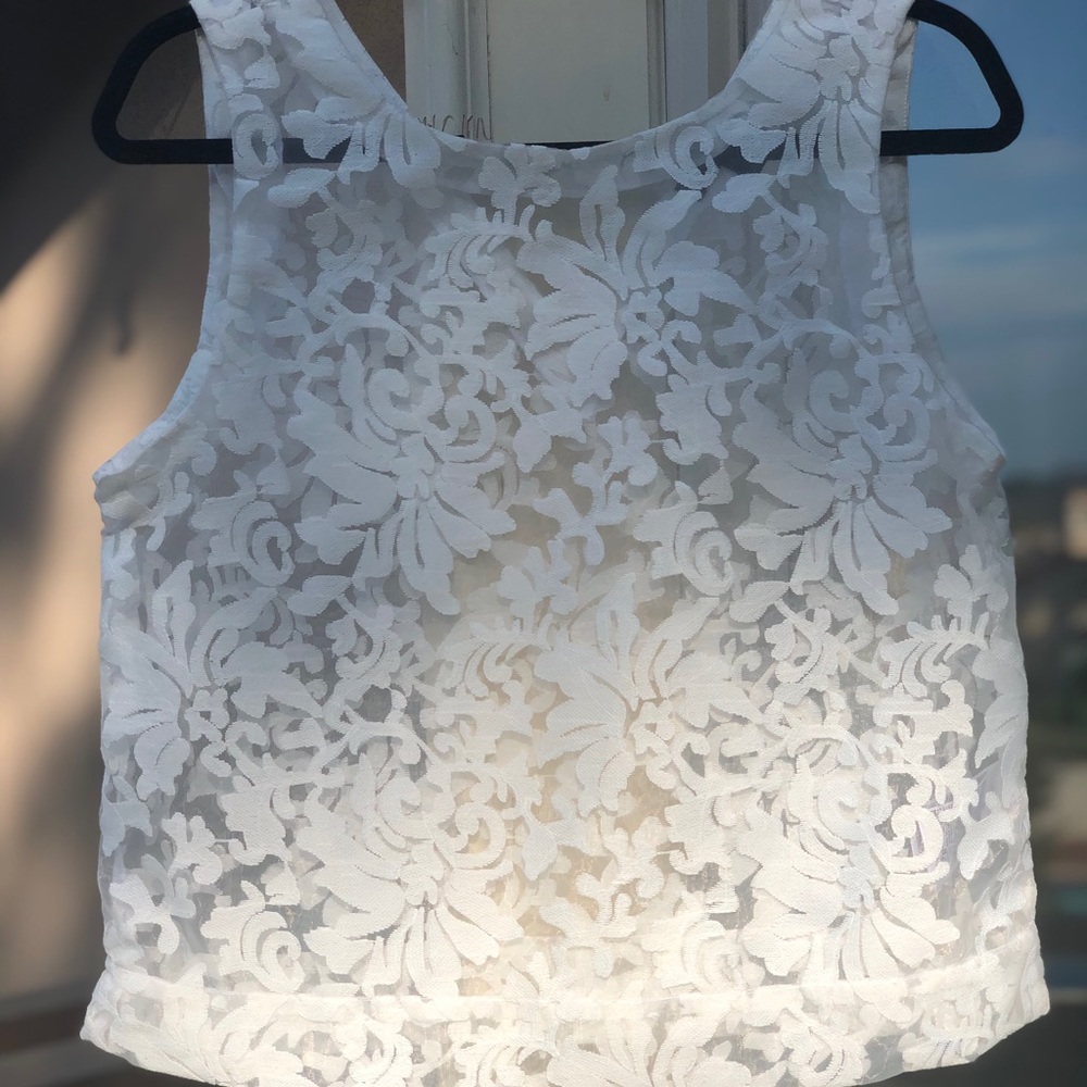 Banana republic white top